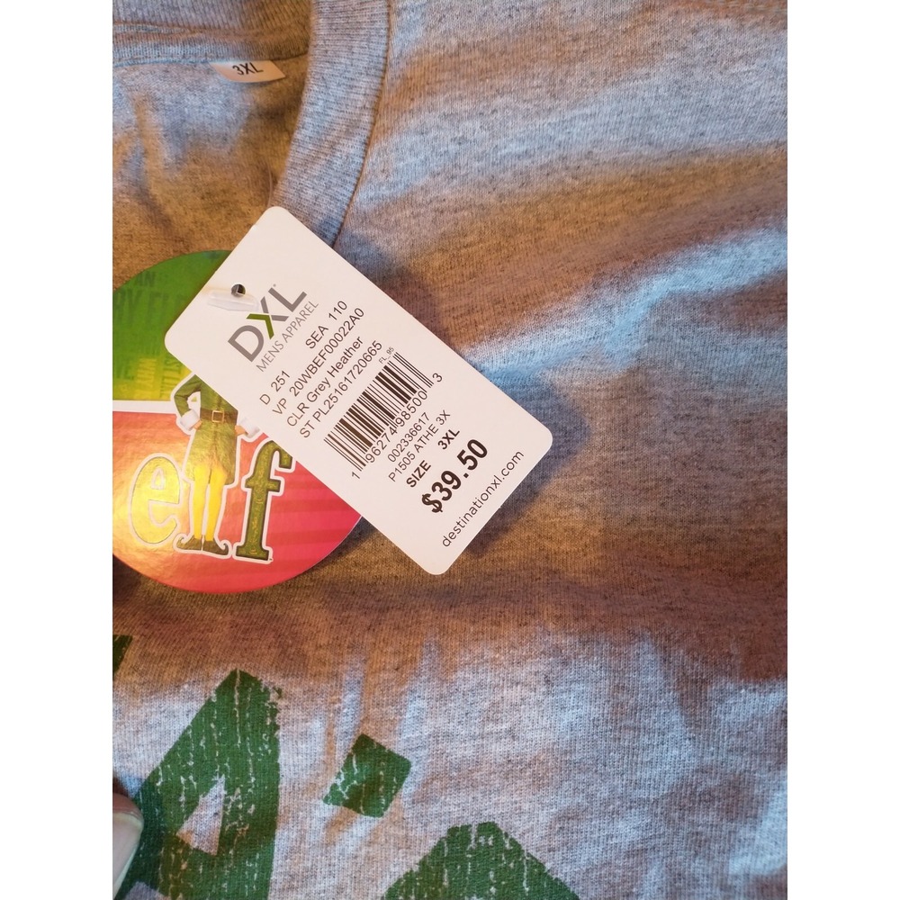 Elf The Movie Santa Coming T Shirt NWT‎ size 3 XL - Picture 3 of 4